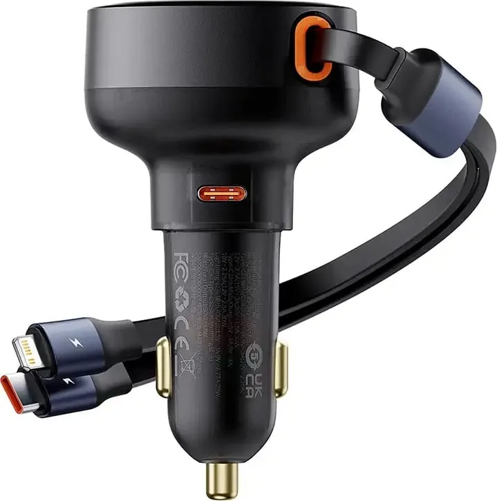 Karikues veture Baseus Enjoyment, 60W, me kabllo USB-C/Lightning, i zi - 2