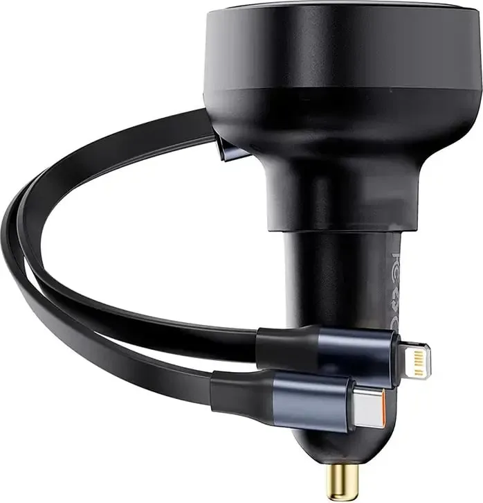 Karikues veture Baseus Enjoyment, 60W, me kabllo USB-C/Lightning, i zi - 3