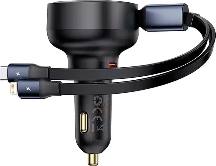 Karikues veture Baseus Enjoyment, 60W, me kabllo USB-C/Lightning, i zi - 4