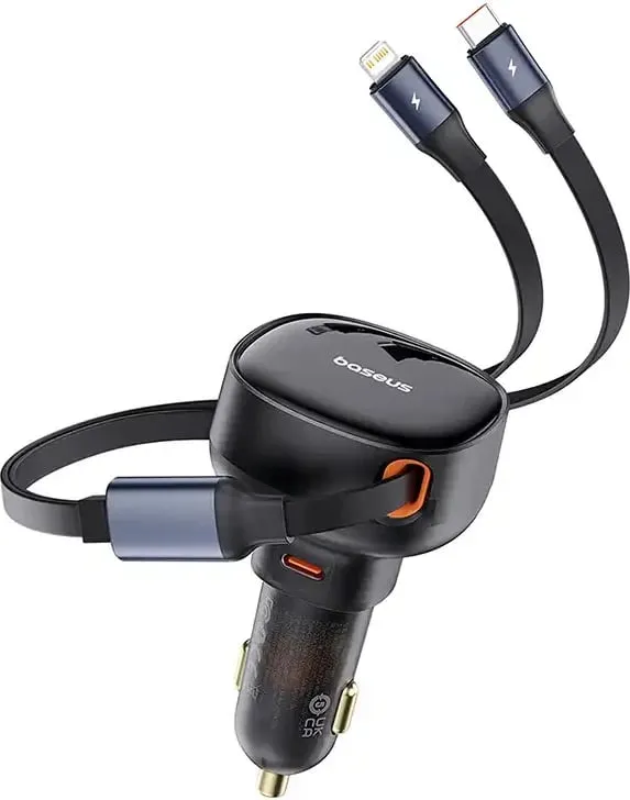 Karikues veture Baseus Enjoyment, 60W, me kabllo USB-C/Lightning, i zi - 6