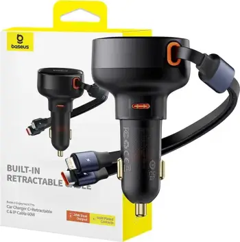 Karikues veture Baseus Enjoyment, 60W, me kabllo USB-C/Lightning, i zi