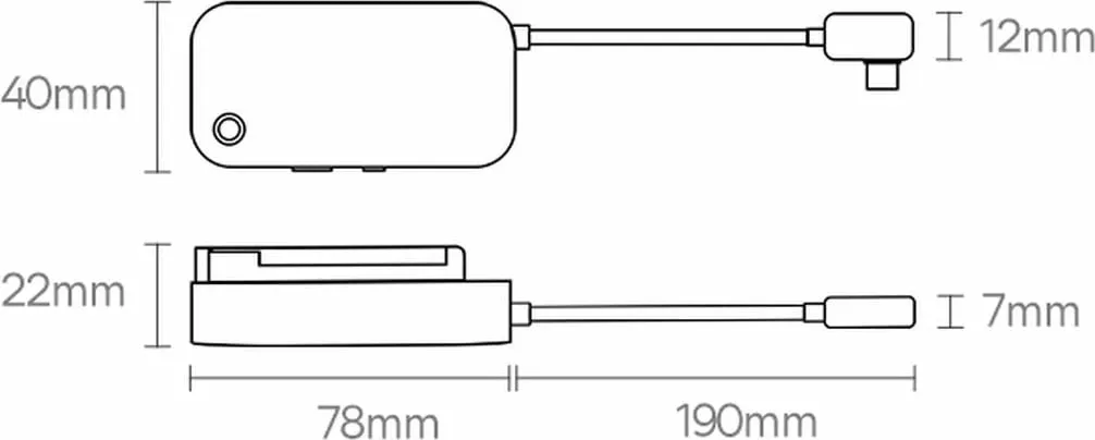 HUB Baseus PadJoy 6-në-1, USB-C, për tabletë/celular, Gri e errët - 13