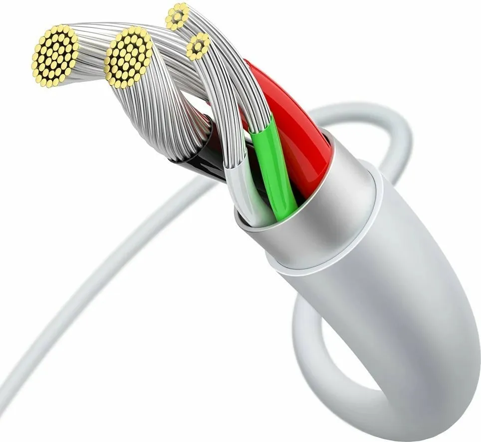 Kabllo Baseus Superior CAMYS-02, USB-A në micro USB, 1m, Bardhë - 6