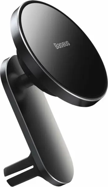 Mbajtës magnetik Baseus WXJN-01 me karikues wireless 15 W, MagSafe, për iPhone, i zi