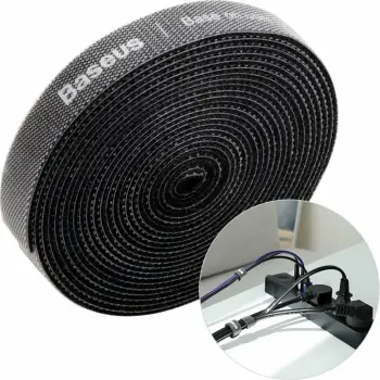 Shirit organizues për kabllo Baseus Velcro, i zi