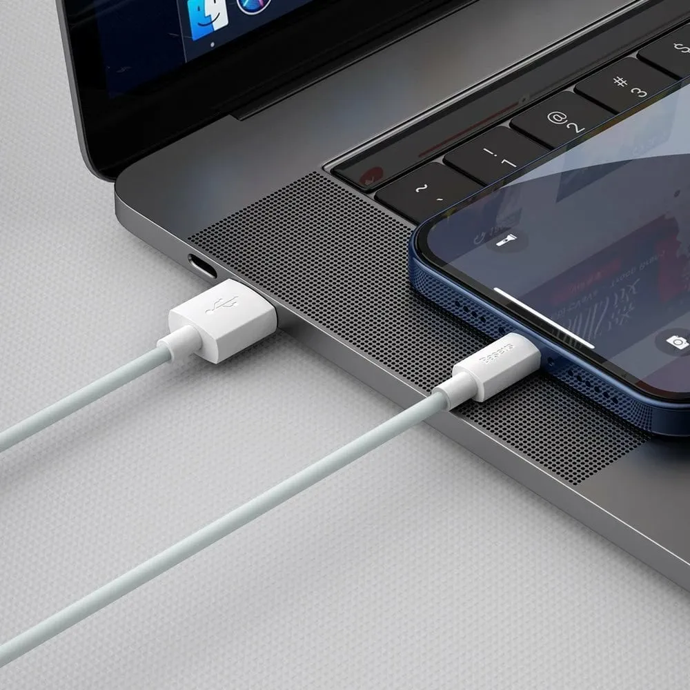 Kabllo USB-Lightning Baseus TZCALZJ-02, 1.5m, Set 2 copë, Bardhë - 9