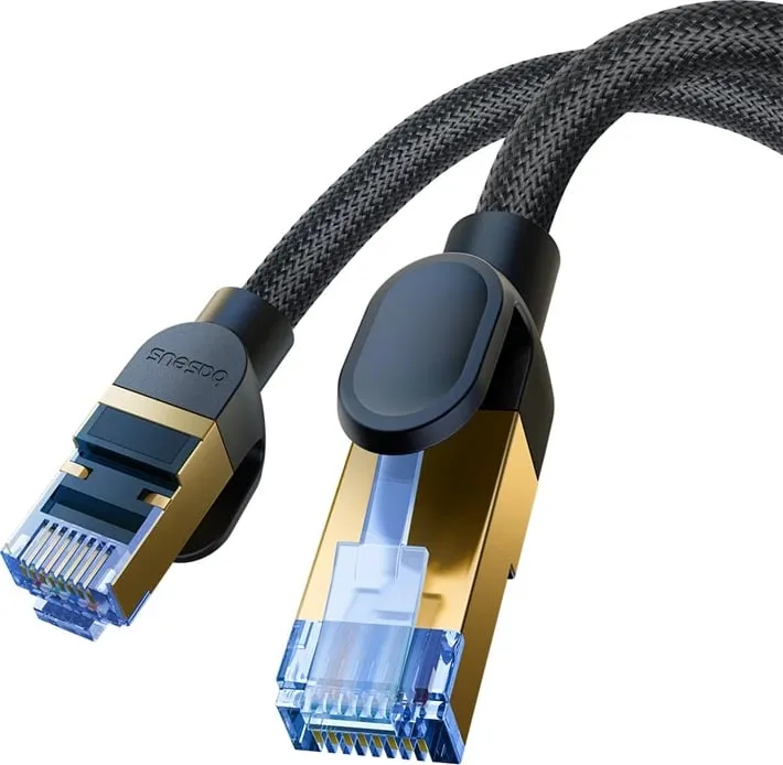 Kabllo rrjeti Baseus RJ45 Cat.7, 8m, 10Gbps, e thurur, e zezë - 7