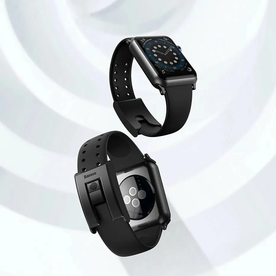 Rrip Baseus për Apple Watch Series 3/4/5/6/SE 38mm/40mm, i zi - 11