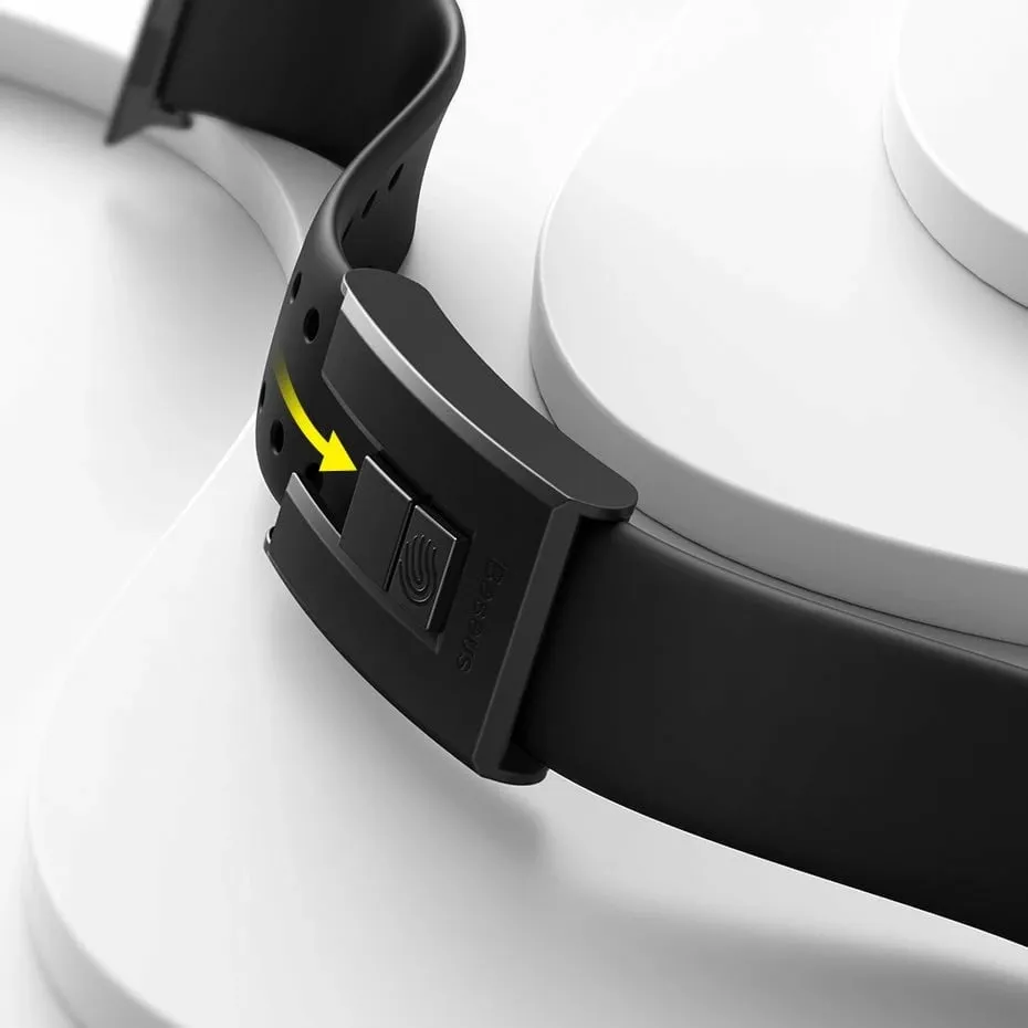Rrip Baseus për Apple Watch Series 3/4/5/6/SE 38mm/40mm, i zi - 13
