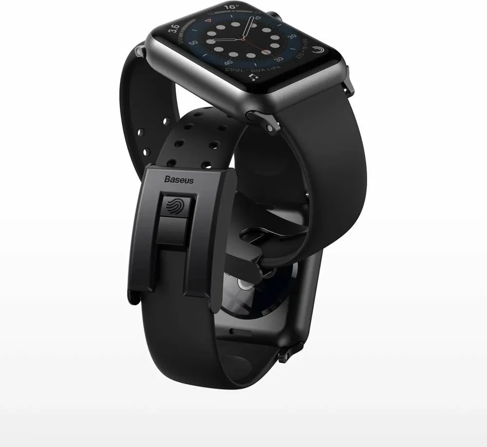 Rrip Baseus për Apple Watch Series 3/4/5/6/SE 38mm/40mm, i zi - 3