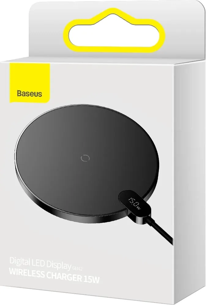 Karikues wireless Baseus Digital LED Display Gen 2 BS-W526, 15W, i zi - 7