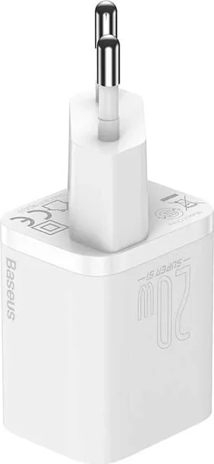 Karikues muri Baseus Super Si 1C, 20W, USB-C, i bardhë - 3
