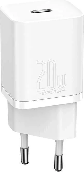 Karikues muri Baseus Super Si 1C, 20W, USB-C, i bardhë - 9