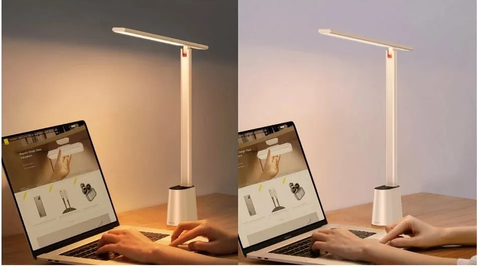 Llambë tavoline Baseus Smart Eye DGZG-02, LED, e palosshme, e bardhë - 10