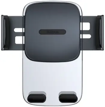 Mbajtës telefoni Baseus SUYK000101 për grilë ajrosje, i zi