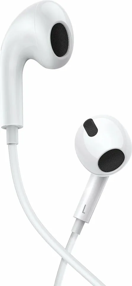 Kufje Baseus Encok C17 me mikrofon, USB-C, të bardha - 5