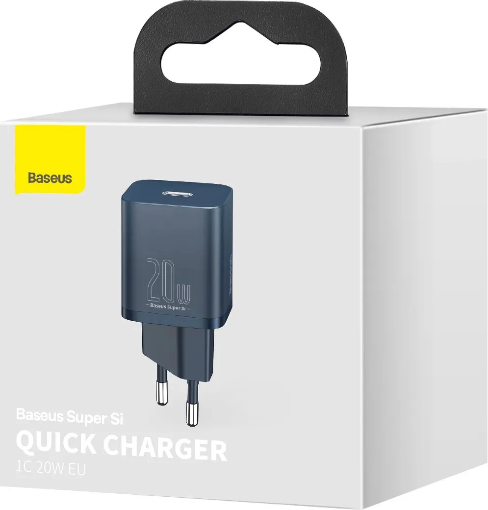 Karikues muri Baseus Super Si 1C, 20W, USB-C, Blu - 4