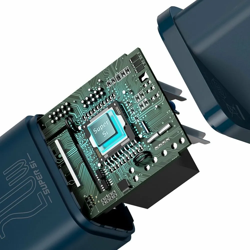 Karikues muri Baseus Super Si 1C, 20W, USB-C, Blu - 7