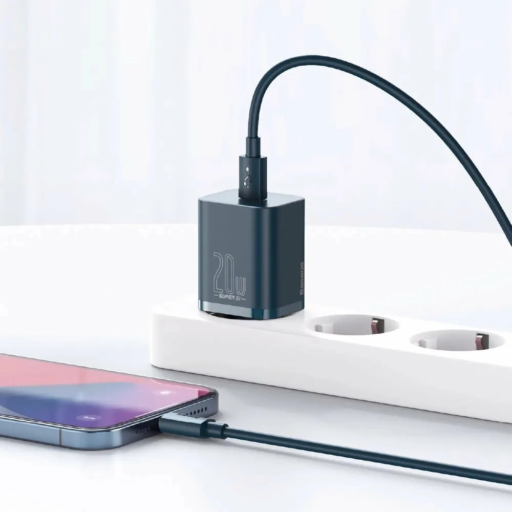 Karikues muri Baseus Super Si 1C, 20W, USB-C, Blu - 10