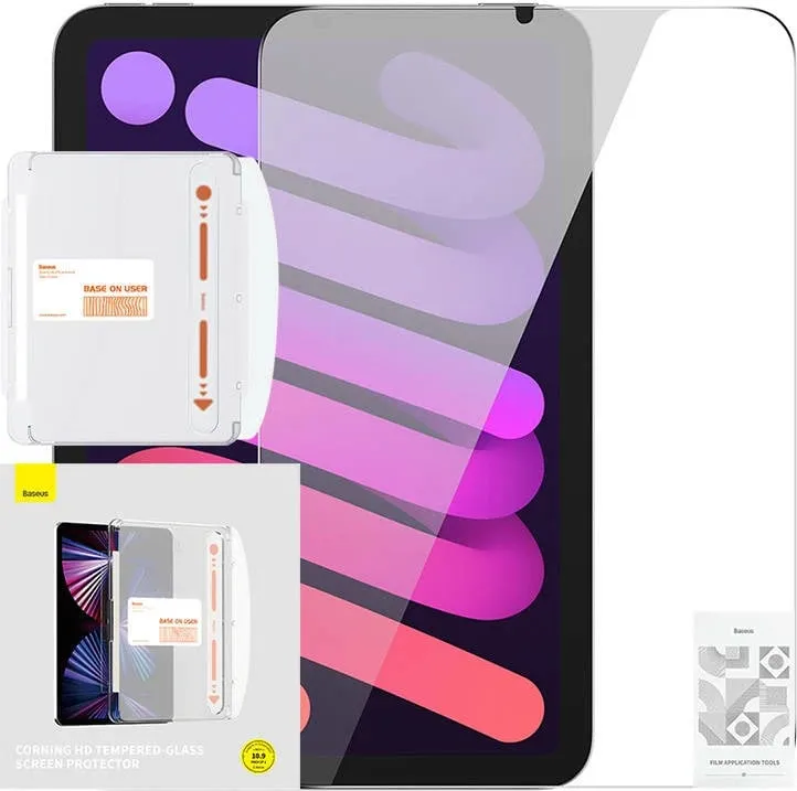 Xham i temperuar Baseus Corning 0.4mm për iPad Mini6 8.3" - 1