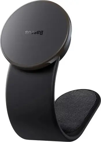 Mbajtës telefoni me karikim wireless Baseus C02 Pro Series, 15W, argjendtë