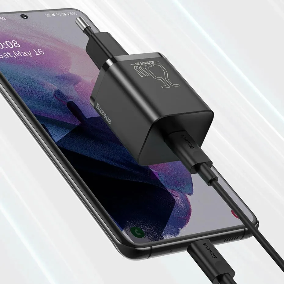 Karikues i shpejtë Baseus CCSP020101, 25W, USB-C, i zi - 14