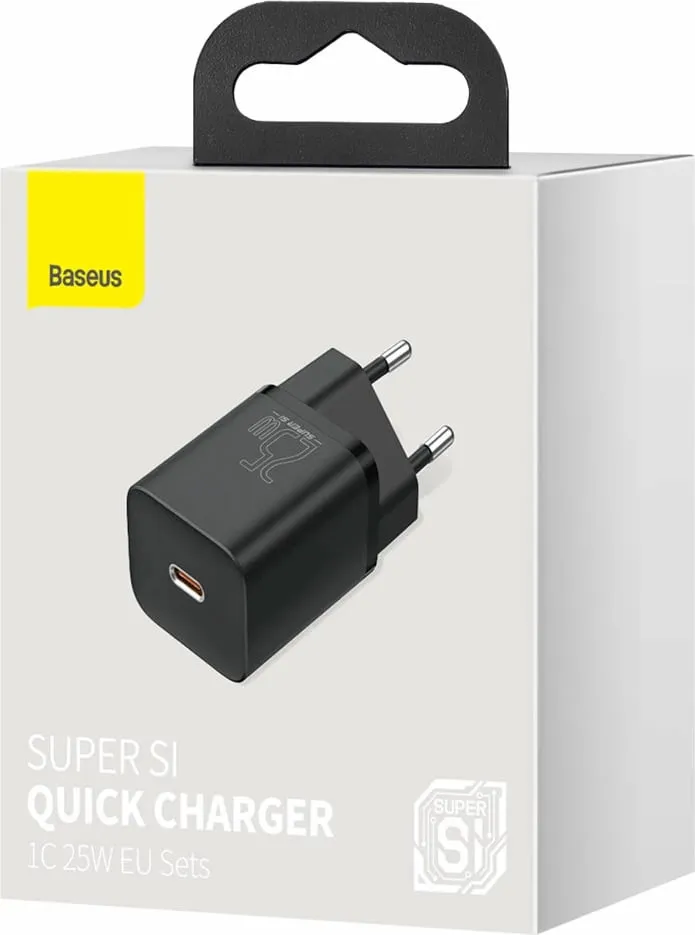 Karikues i shpejtë Baseus CCSP020101, 25W, USB-C, i zi - 6
