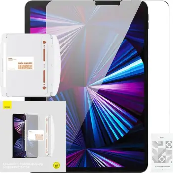 Xham i temperuar Baseus Corning 0.4mm për iPad Pro 12.9"