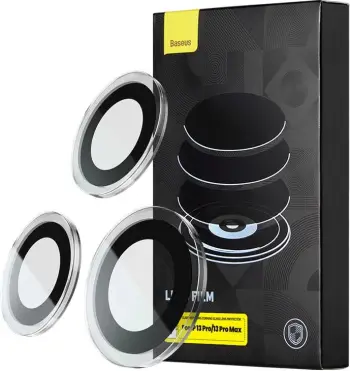 Mbrojtës xhami për kamerë Baseus SGZT030302 për iPhone 13 Pro/13 Pro Max, Transparent