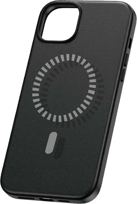 Mbështjellës magnetik për celular Baseus Fauxther Series për iPhone 15 Pro, i zi - 2