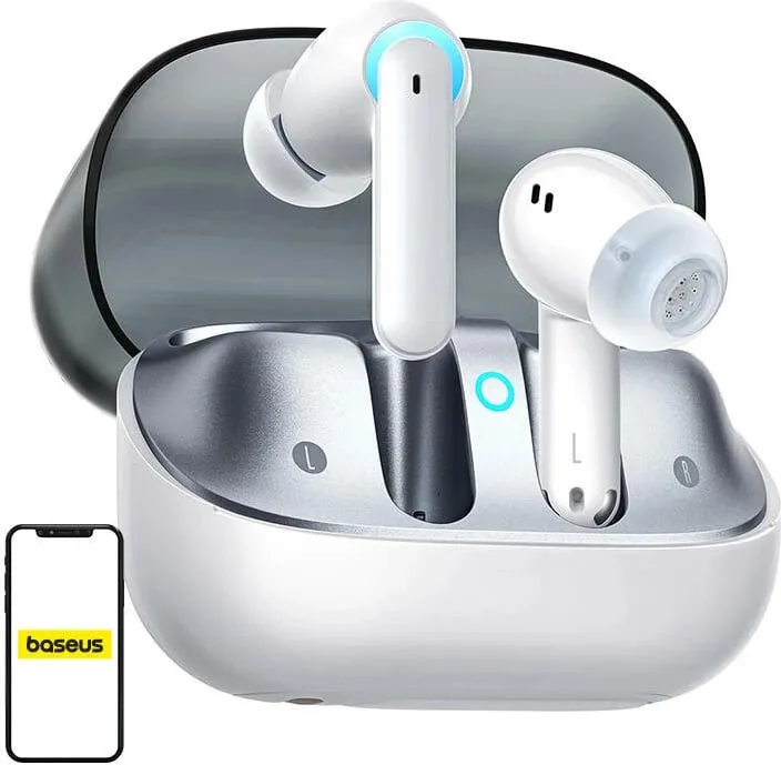 Kufje TWS Baseus AeQur G10, Bluetooth 5.3, 25 orë, Bardhë - 1