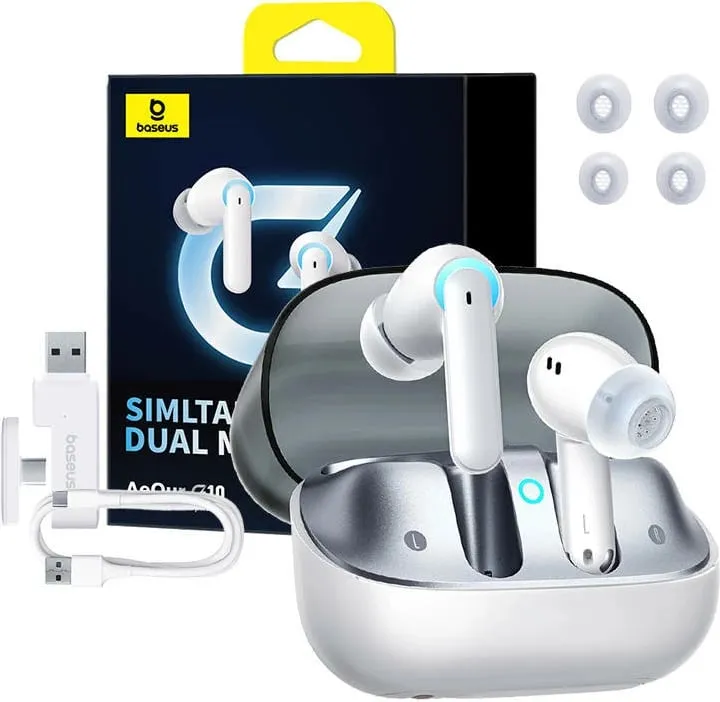 Kufje TWS Baseus AeQur G10, Bluetooth 5.3, 25 orë, Bardhë - 7