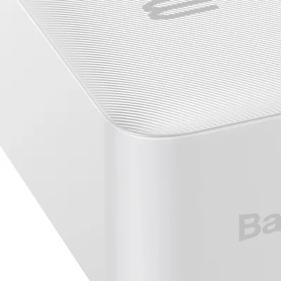 Powerbank Baseus Bipow 30000mAh, 15W, e bardhë - 4
