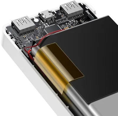 Powerbank Baseus Bipow 30000mAh, 15W, e bardhë - 5