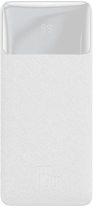 Powerbank Baseus Bipow 30000mAh, 15W, e bardhë