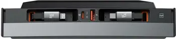 Hub Baseus T-Space për Tesla, USB-C dhe Lightning, i zi