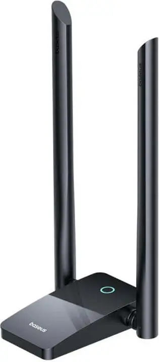 Kartë rrjeti USB Baseus FastJoy B01317600111-05, WiFi 6, 1300 Mb/s, e zezë
