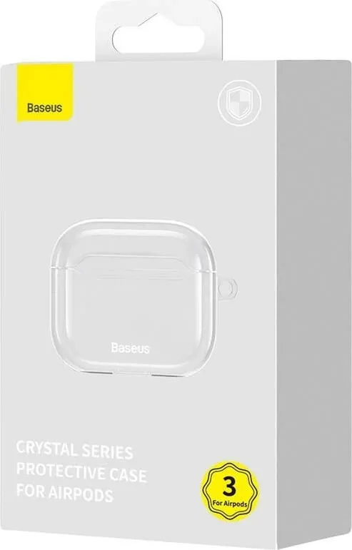 Mbulesë mbrojtëse Baseus Transparent Case Crystal për AirPods 3, TPU, transparente - 11