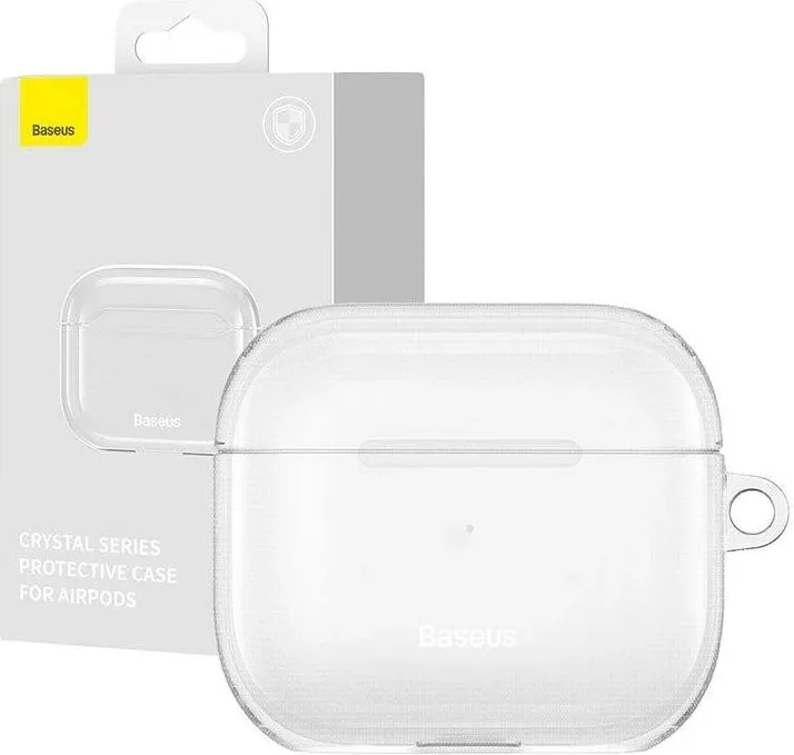 Mbulesë mbrojtëse Baseus Transparent Case Crystal për AirPods 3, TPU, transparente - 7