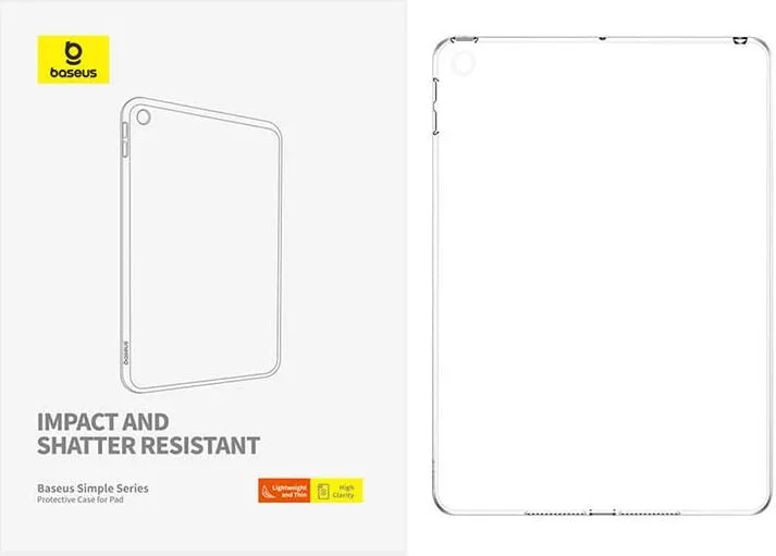 Mbështjellës Baseus Simple për iPad (2017/2018) 9.7", transparent - 7