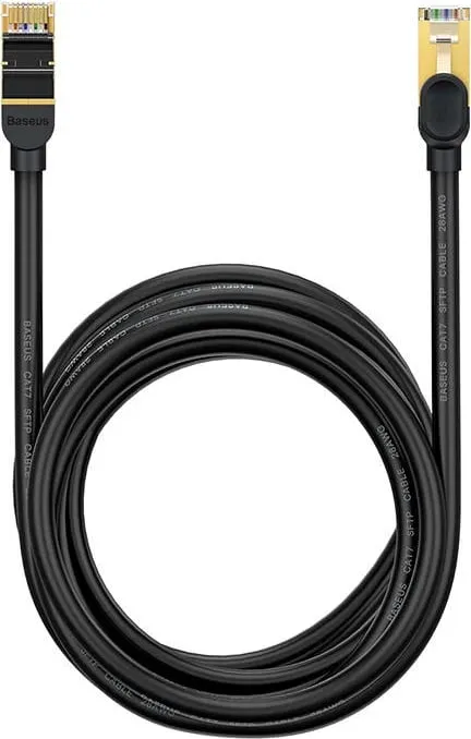 Kabllo rrjeti Baseus, RJ45 në RJ45, 8m, 10Gbps, e zezë - 2