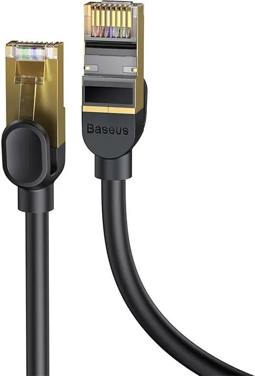 Kabllo rrjeti Baseus, RJ45 në RJ45, 8m, 10Gbps, e zezë - 4