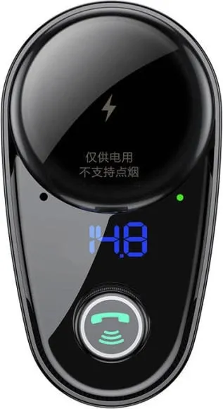 Transmetues Bluetooth për veturë Baseus S-06, MP3, 2x USB, i zi - 2