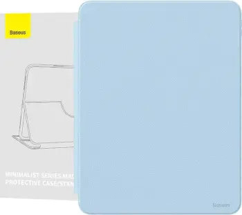 Mbështjellës Baseus Minimalist Series për iPad Pro 12.9", magnetik, blue