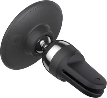 Mbajtëse magnetike për veturë Baseus C01 Overseas Edition, për grilë ventilimi, rrotullim 360°, e zezë