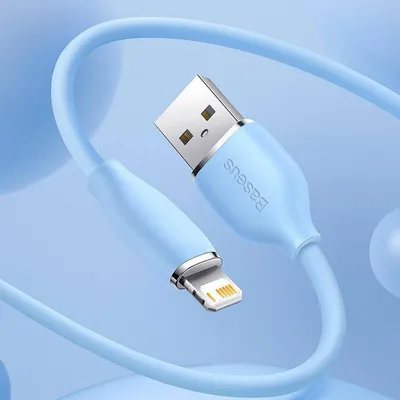 Kabllo Baseus, USB - A në Lightning, 2.4 A, 2 m, e gjelbër - 2