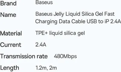 Kabllo Baseus, USB - A në Lightning, 2.4 A, 2 m, e gjelbër - 4