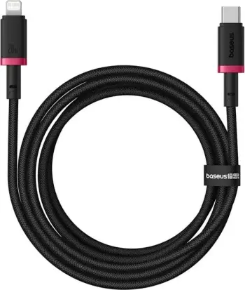 Kabllo karikimi e shpejtë Baseus Dura Type C për iP 20 W 2 m, Kuqe