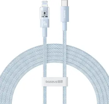 Kabllo Baseus Gem USB-C në iP për karikim të shpejtë, 2 m, 20 W, Blu