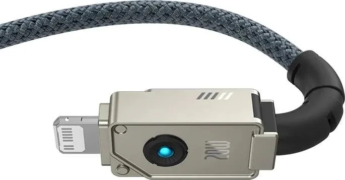 Kabllo Baseus Unbreakable USB C në iP 1 m 20 W Bardhë - 2